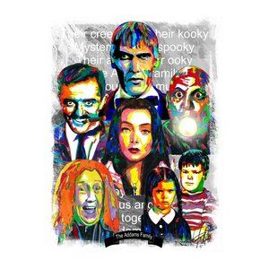 The Addams Family 1964 TV Series Poster Print Wall Art 13x19